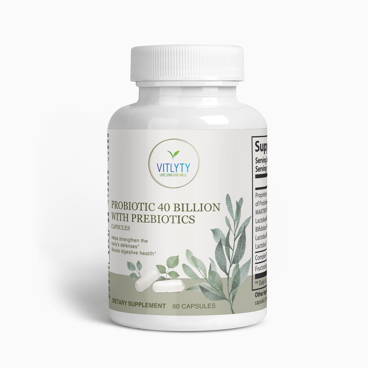 Probiotic 40 Billion with Prebiotics